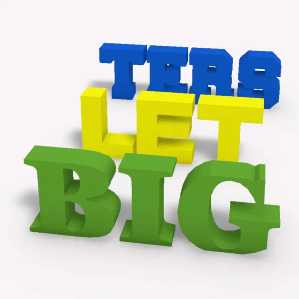 Big Letters for 3D party layouts in BYP3D