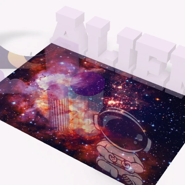 Floor mats for 3D party layouts in BYP3D